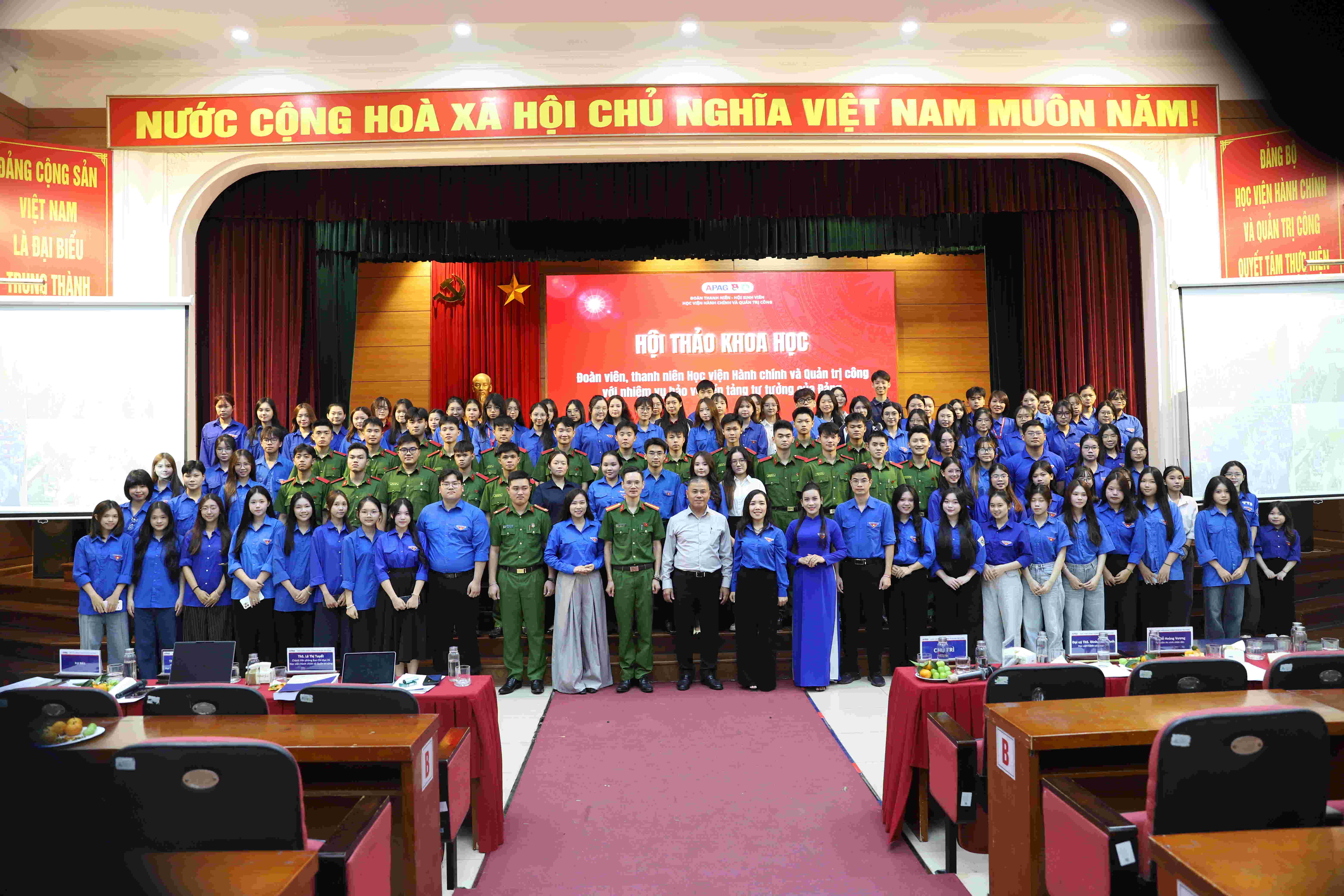 Hội thảo khoa học: “Đoàn viên, thanh niên Học viện Hành chính và Quản trị công với nhiệm vụ bảo vệ nền tảng tư tưởng của Đảng”