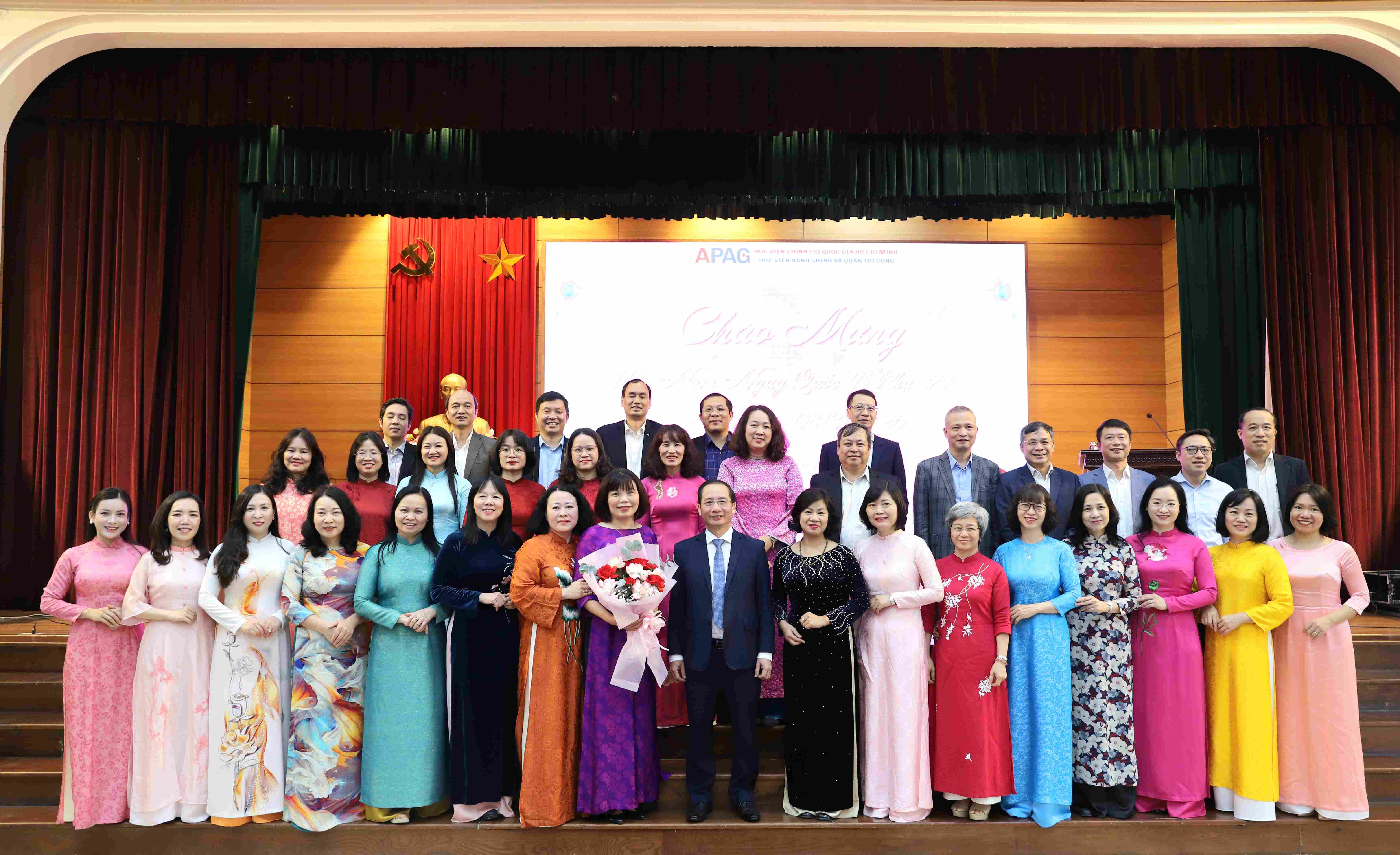 Học viện Hành chính và Quản trị công gặp mặt kỷ niệm 116 năm Ngày Quốc tế Phụ nữ