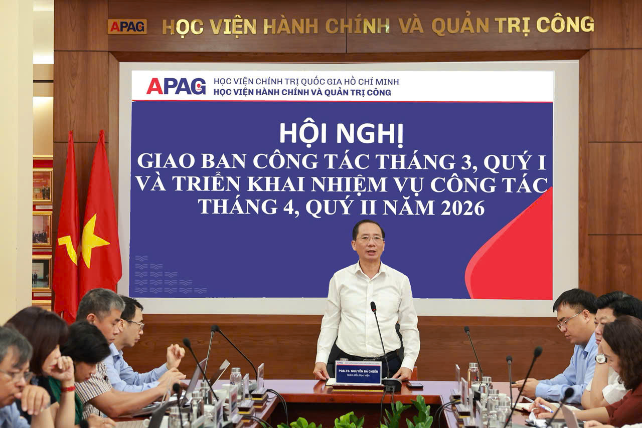 Hội nghị giao ban công tác tháng 3, quý I và triển khai nhiệm vụ tháng 4, quý II năm 2026