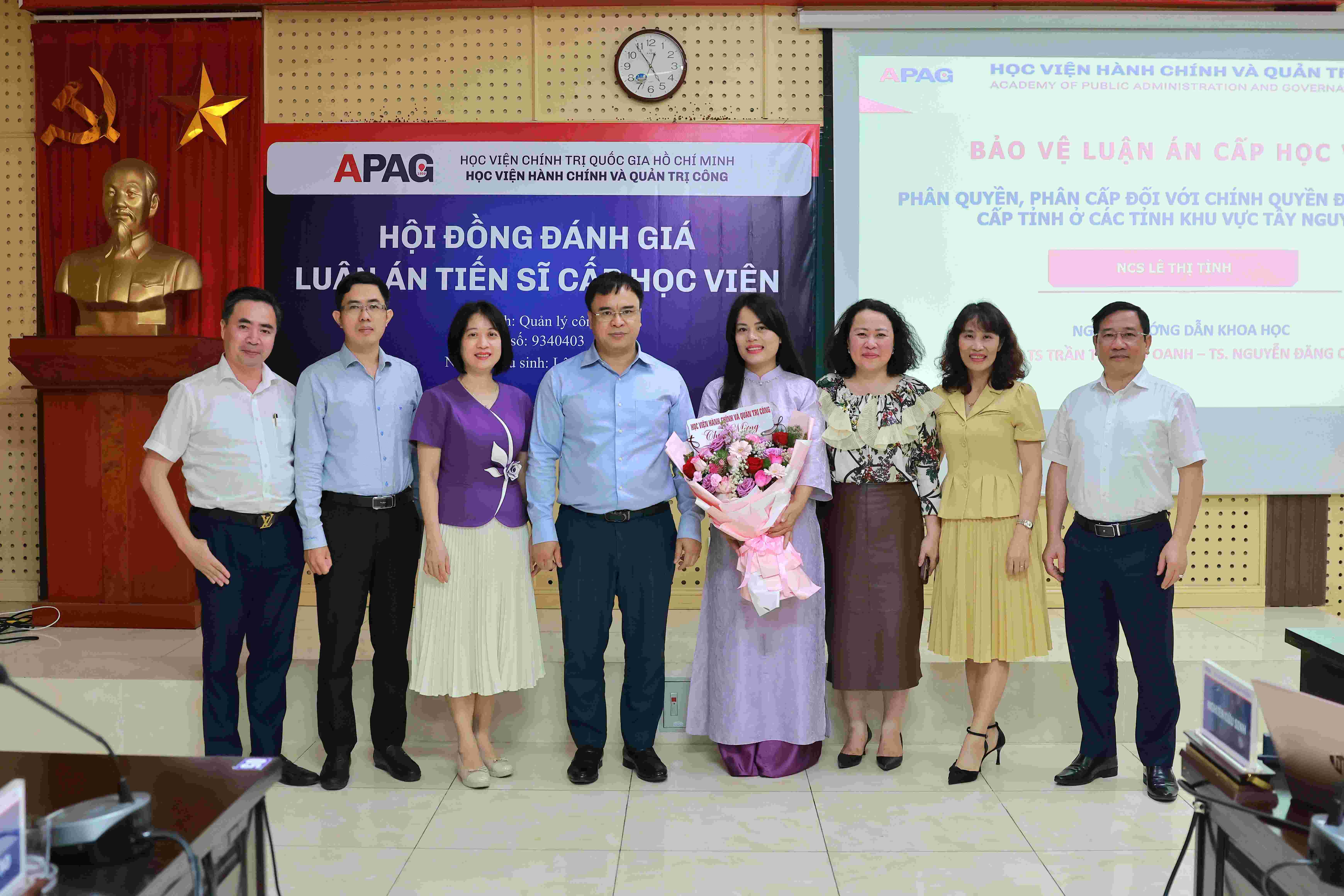 Bảo vệ Luận án Tiến sĩ cấp Học viện: “Phân quyền, phân cấp đối với chính quyền địa phương cấp tỉnh ở các tỉnh khu vực Tây Nguyên”