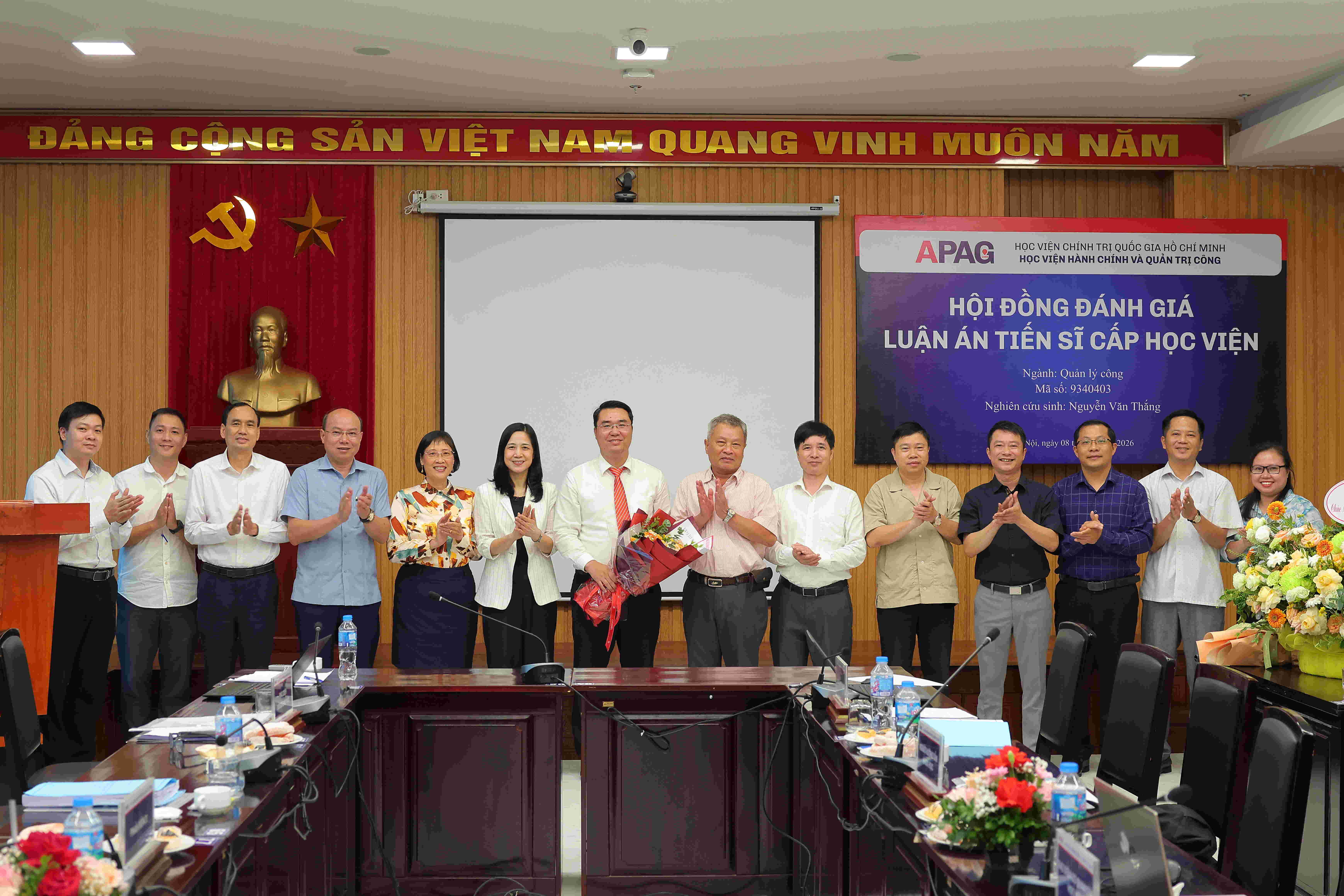 Bảo vệ Luận án Tiến sĩ cấp Học viện: “Đào tạo đội ngũ công chức quản lý nhà nước về kinh tế tại tỉnh Quảng Ninh”