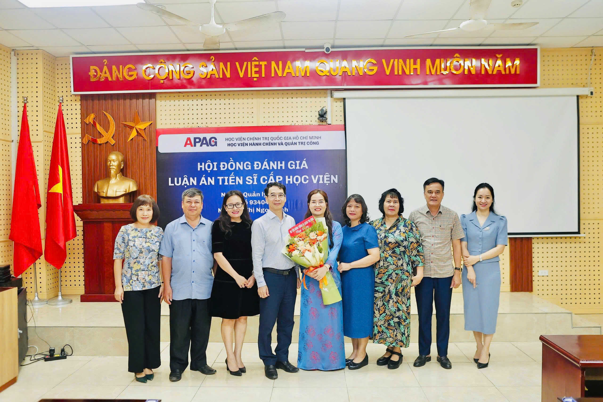 Bảo vệ Luận án Tiến sĩ cấp Học viện: “Quản lý nhà nước về giáo dục đại học trong bối cảnh hội nhập quốc tế”