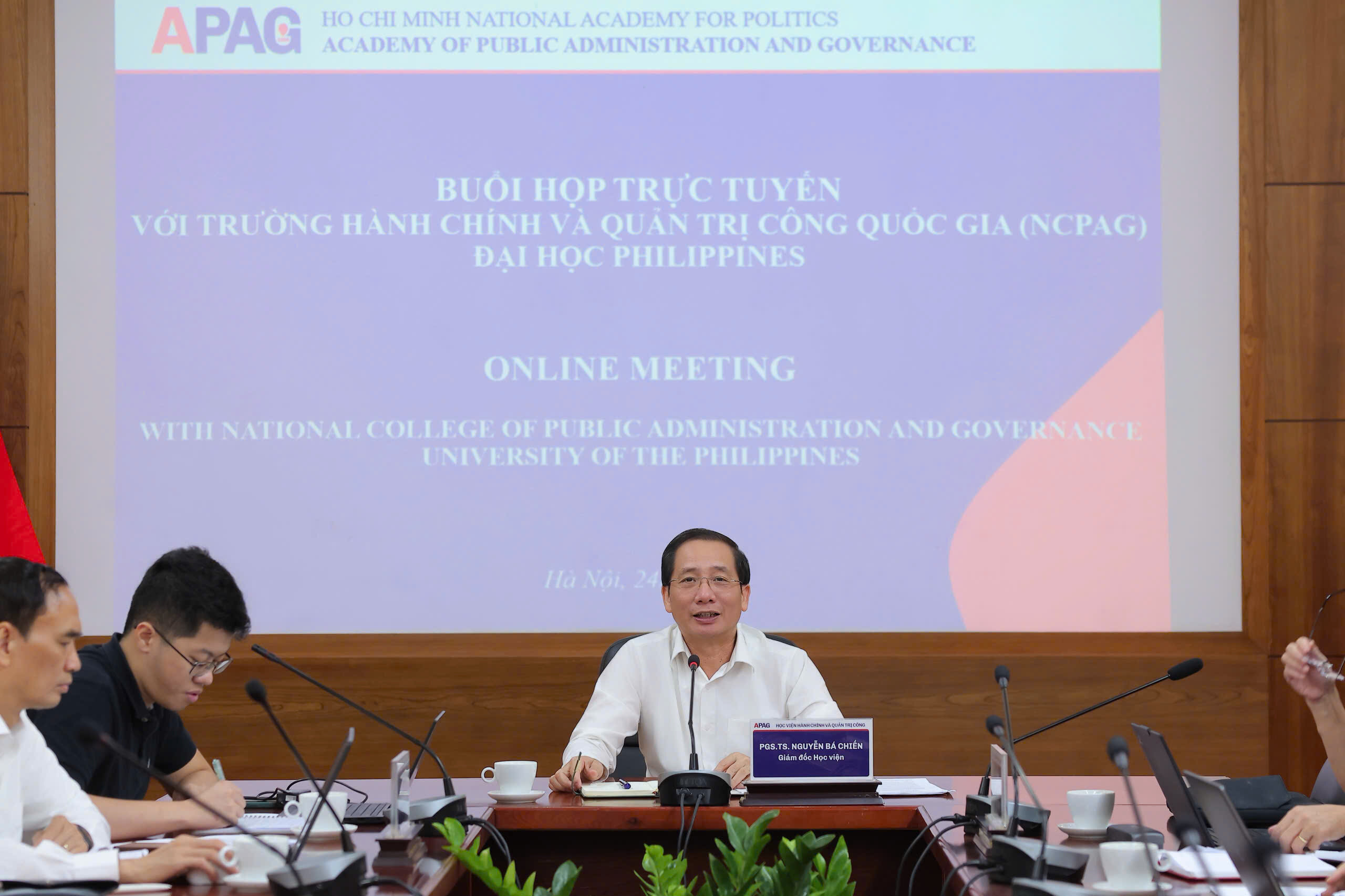 Học viện Hành chính và Quản trị công thúc đẩy triển khai hợp tác với Đại học Philippines