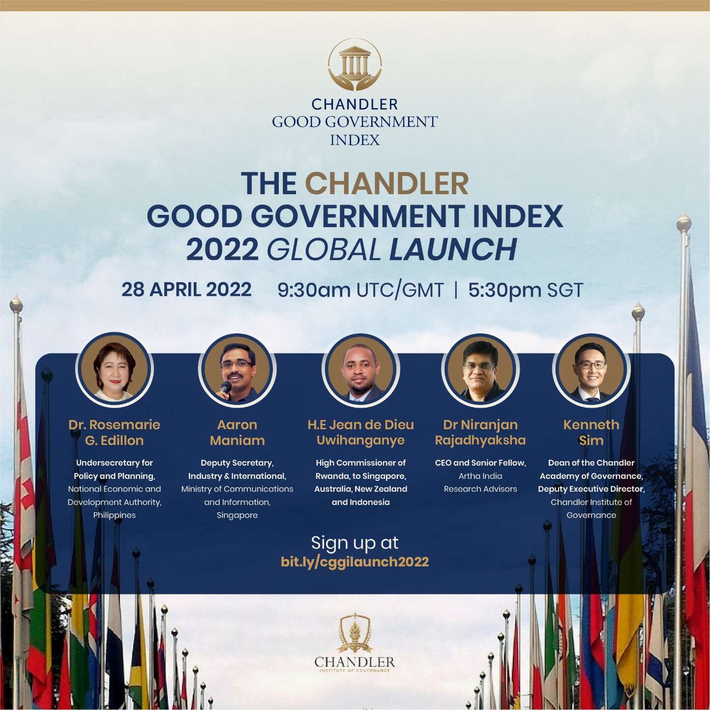 Mời dự lễ công bố kết quả đánh giá Chỉ số Quản trị tốt Chandler (CGGI) năm 2022 ngày 28/4/2022
