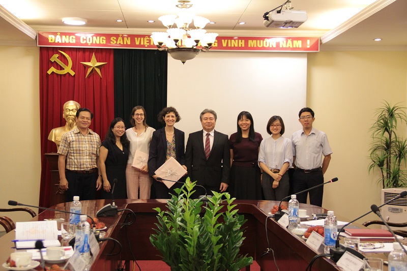 Giám đốc Học viện Hành chính Quốc gia tiếp và làm việc  với đoàn cán bộ Đại sứ quán Cộng hòa Pháp tại Việt Nam