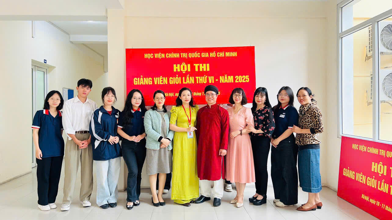 Giảng viên Khoa Quản lý phát triển xã hội tham gia Hội thi giảng viên giỏi cấp Học viện Chính trị quốc gia Hồ Chí Minh lần thứ VI năm 2025