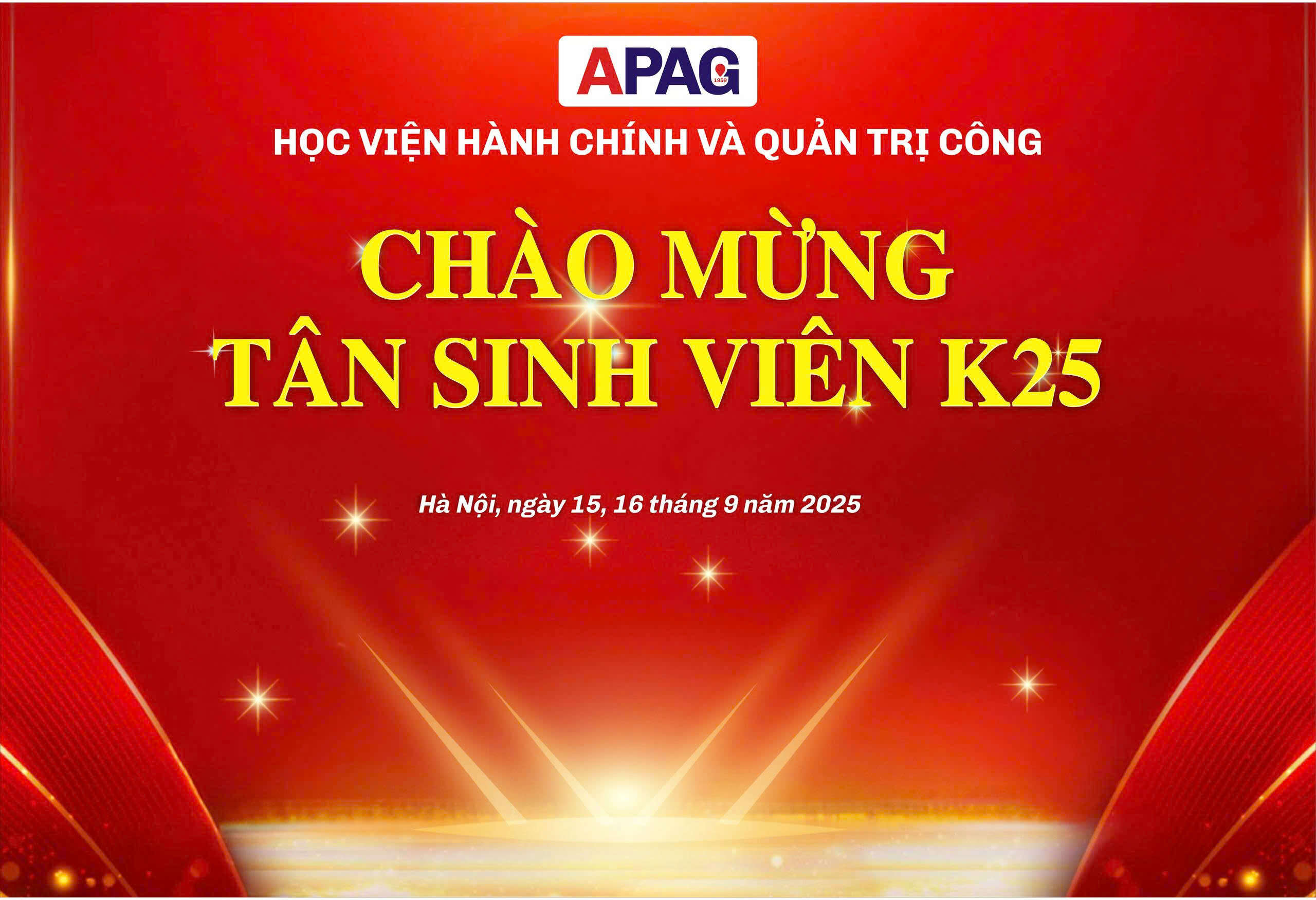 Thư chúc mừng của Giám đốc Học viện Hành chính và Quản trị công dành cho tân sinh viên K25