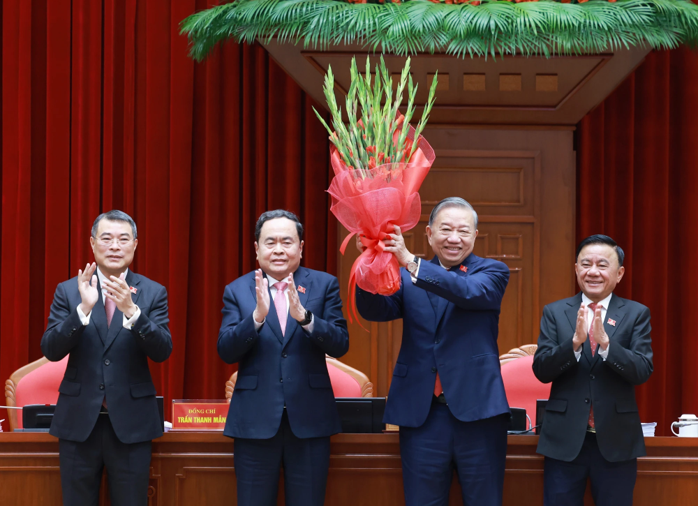 Đồng chí Tô Lâm giữ chức Tổng Bí thư Ban Chấp hành Trung ương Đảng khóa XIV