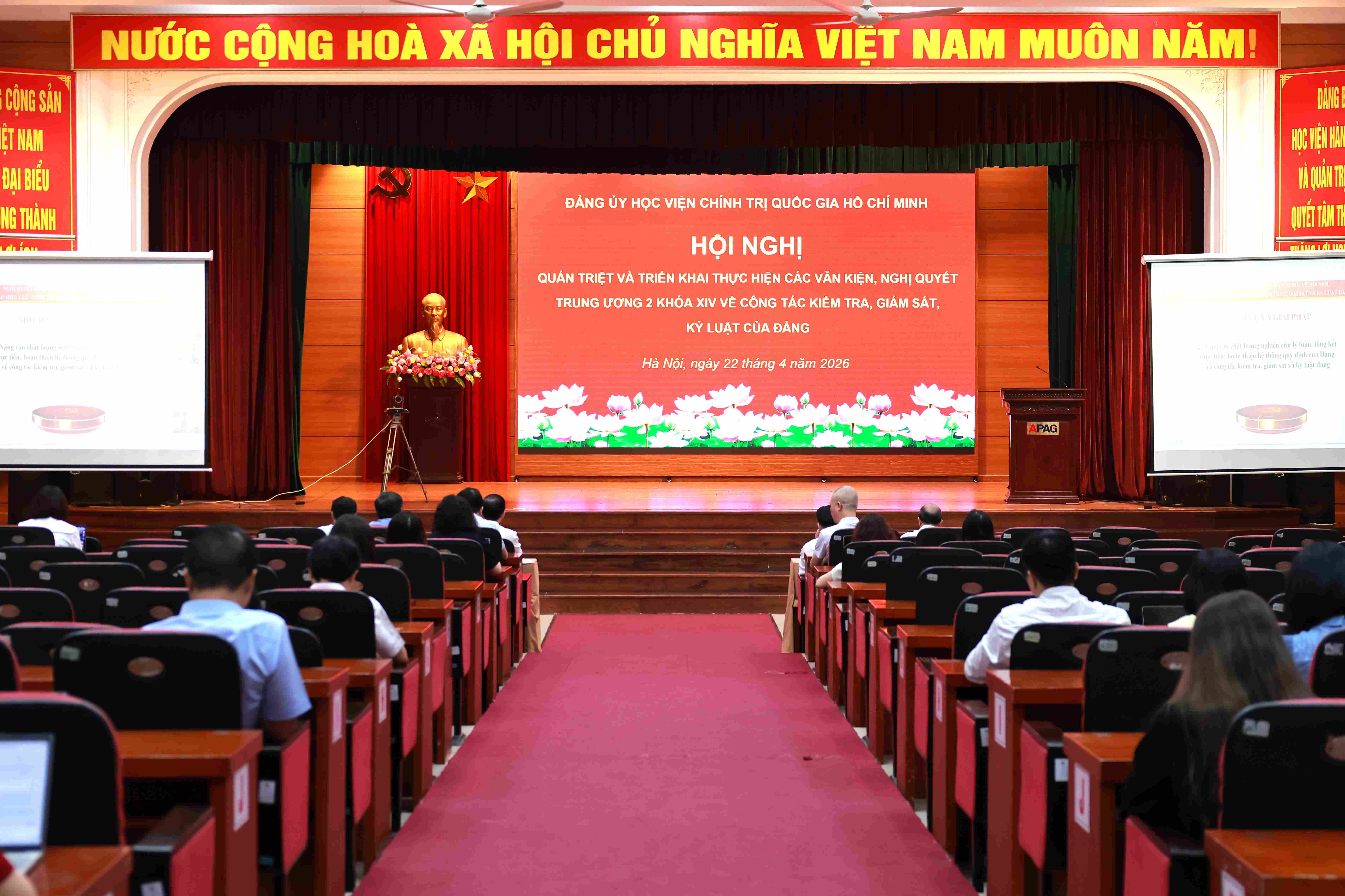 Hội nghị phổ biến, quán triệt và triển khai thực hiện các văn kiện, nghị quyết về công tác kiểm tra, giám sát, kỷ luật của Đảng