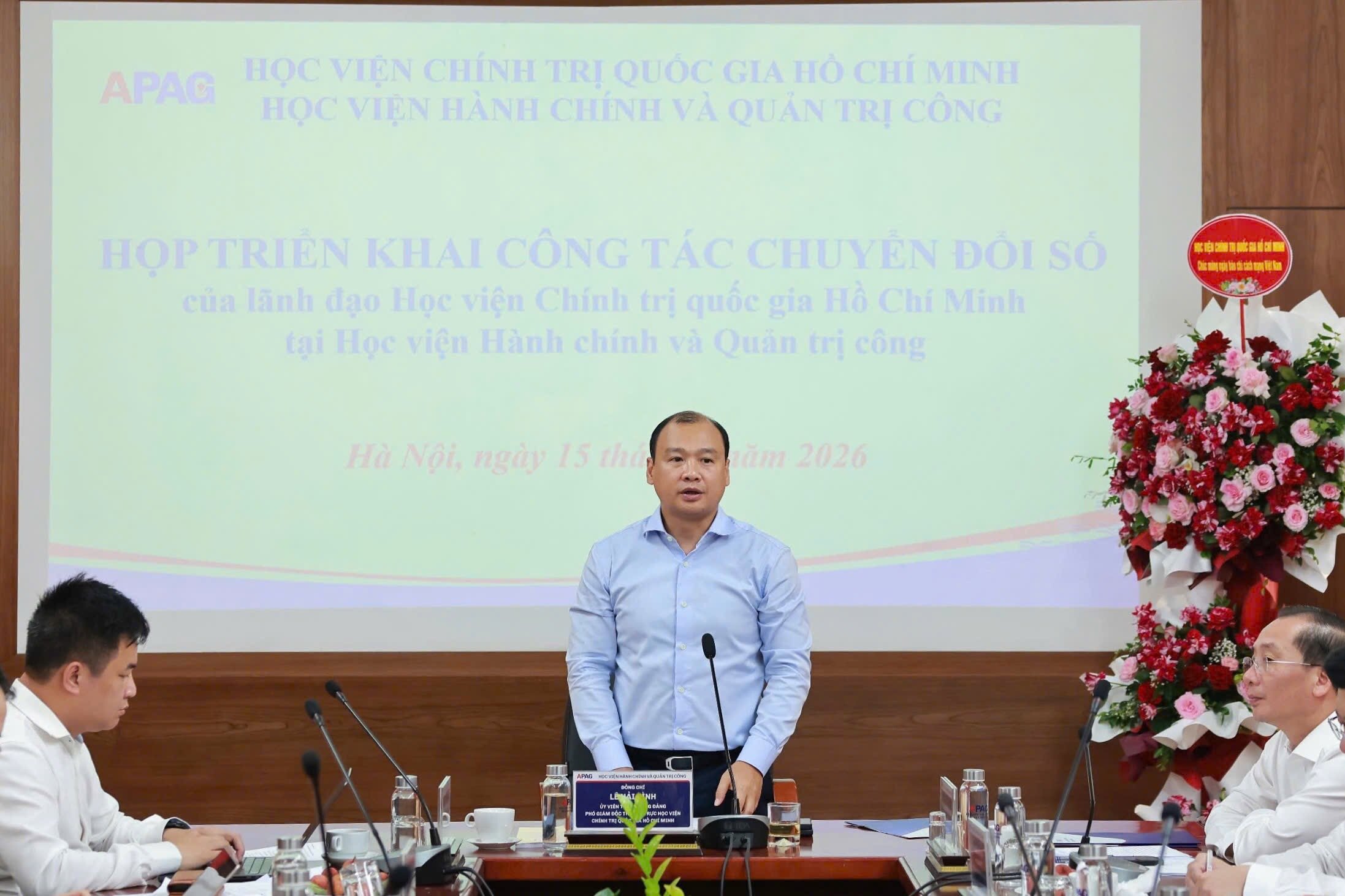 Đẩy mạnh chuyển đổi số, xây dựng mô hình quản trị hiện đại tại Học viện Hành chính và Quản trị công