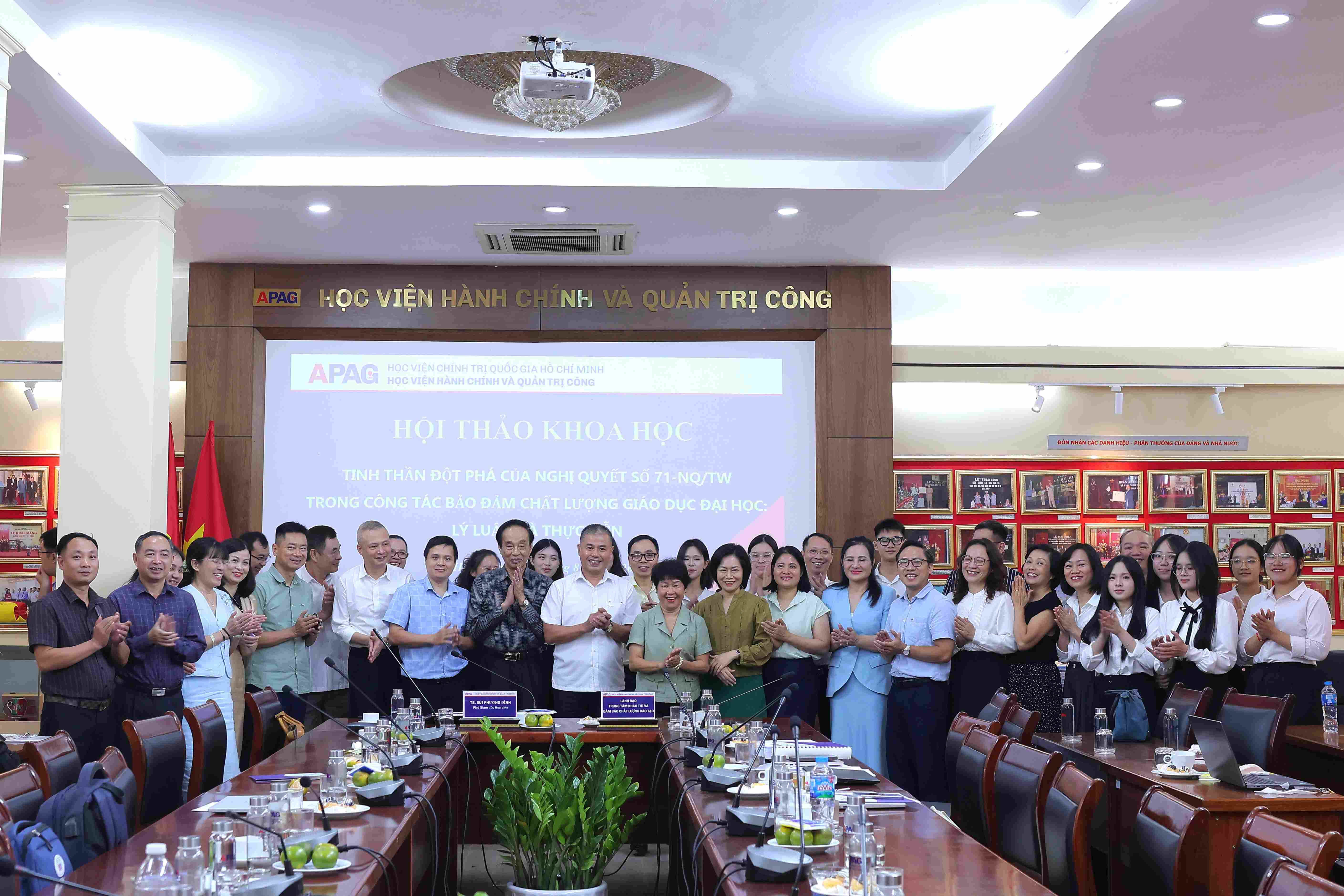 Hội thảo khoa học cấp Học viện: Tinh thần đột phá của Nghị quyết số 71-NQ/TW trong công tác bảo đảm chất lượng giáo dục đại học
